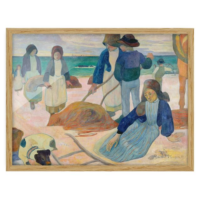 Tableau moderne Paul Gauguin - Les cueilleurs de varech (Ii)
