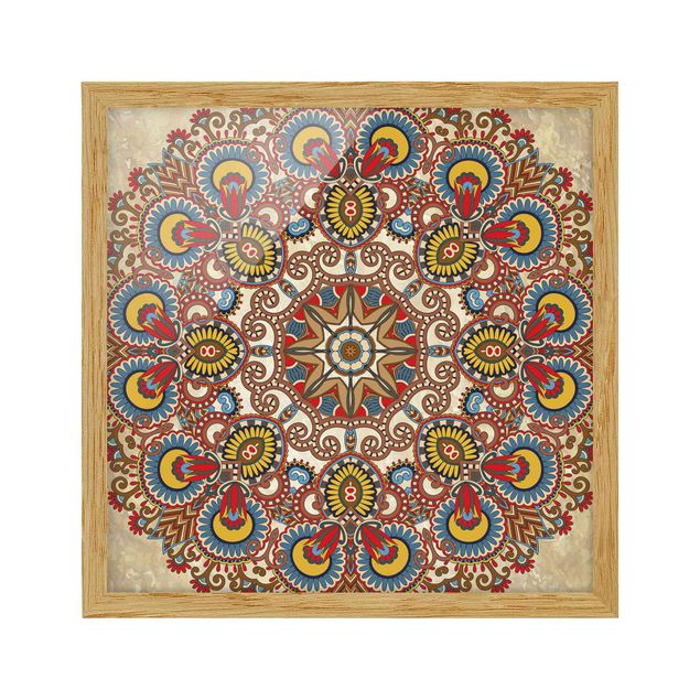 Mandala tableau Mandala coloré