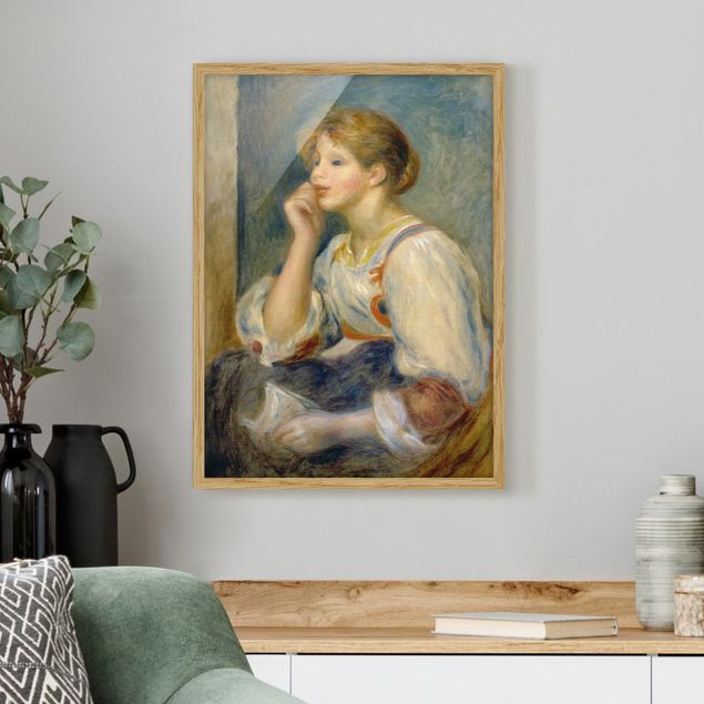 Tableaux Impressionnisme Auguste Renoir - Femme avec une lettre