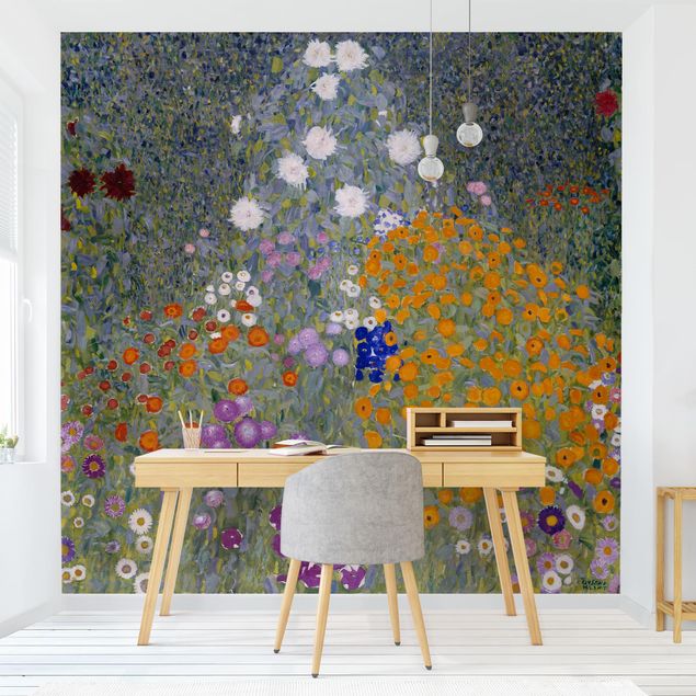 Décoration artistique Gustav Klimt - Jardin de cottage