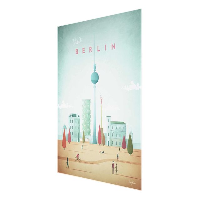 Tableau ville Poster de voyage - Berlin