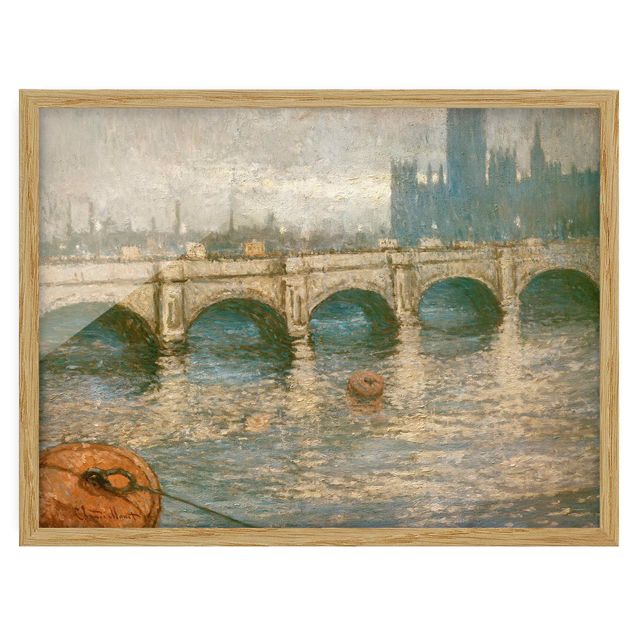 Tableaux Londres Claude Monet - Pont de la Tamise et Parlement à Londres