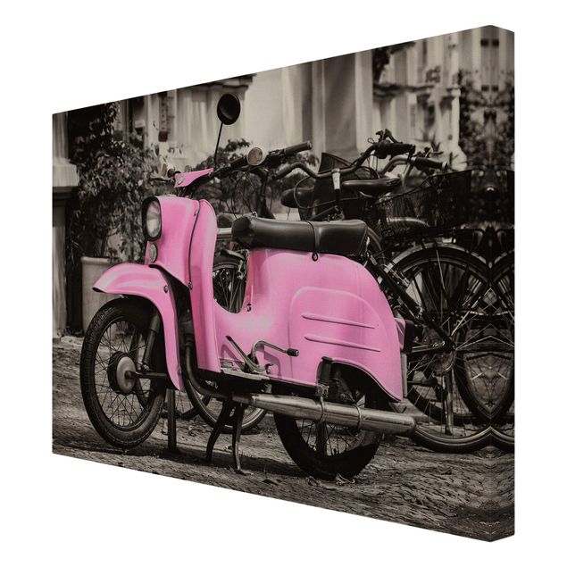 Tableaux muraux Scooter Rose