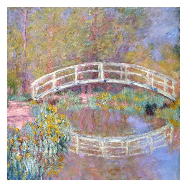 Papier peint panoramique paysage Claude Monet - Pont du jardin de Monet