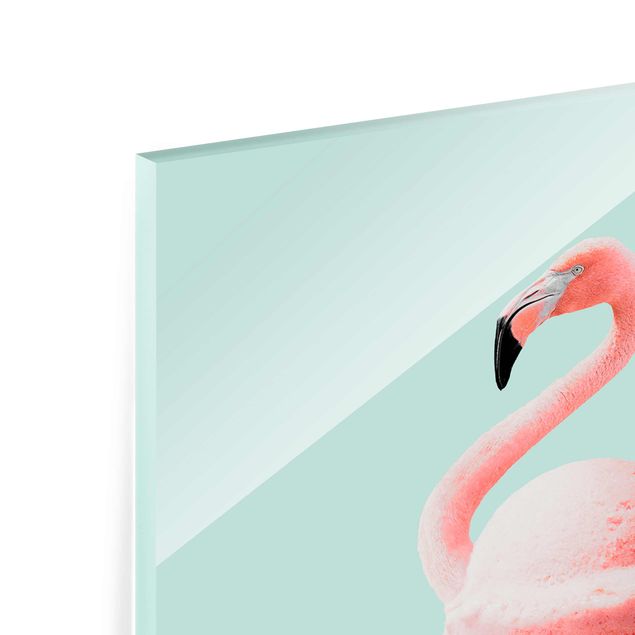 Tableaux de Jonas Loose Cornet de glace avec flamant rose