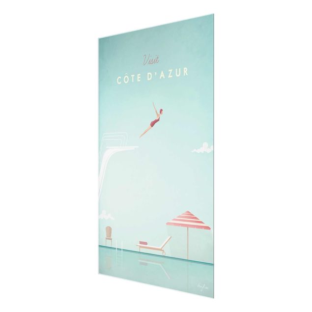 Tableaux nature Poster de voyage - Côte D'Azur