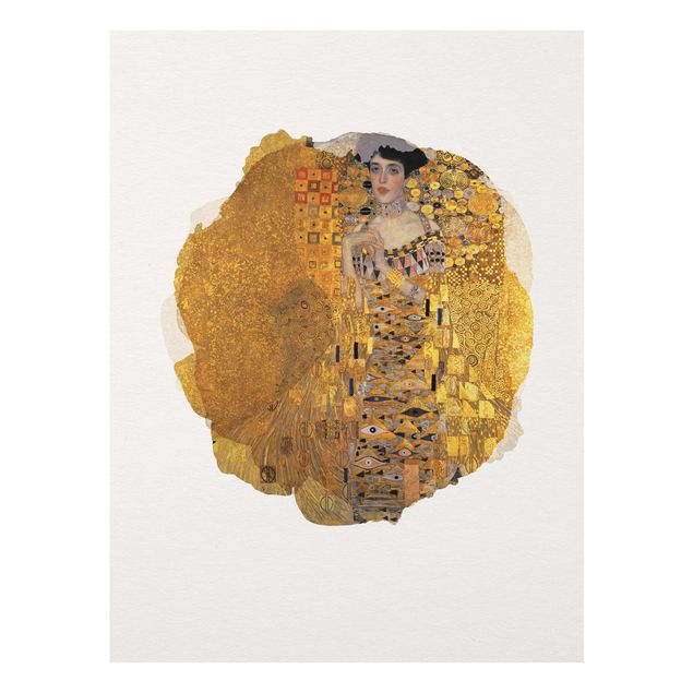 Tableaux moderne Aquarelles - Gustav Klimt - Portrait Of Adele Bloch-Bauer I