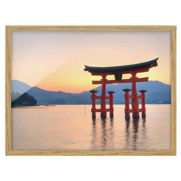 Tableaux moderne Torii à Itsukushima
