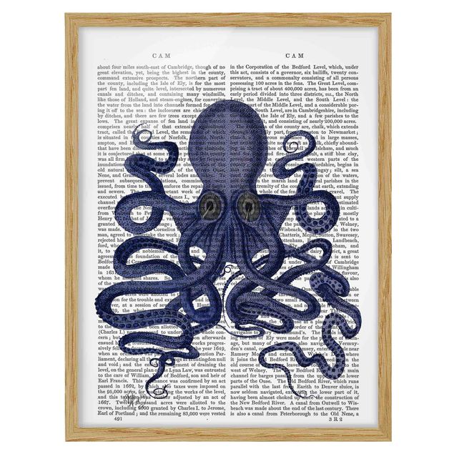 Tableaux modernes Lecture des animaux - Octopus