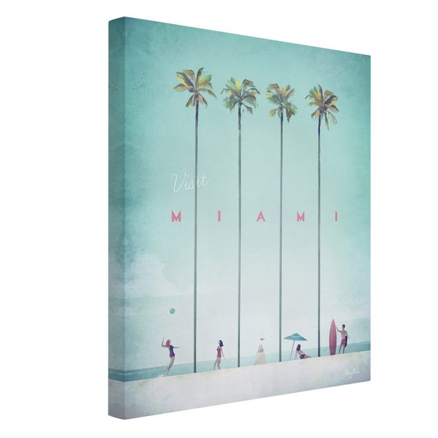 Tableau mer Poster de voyage - Miami