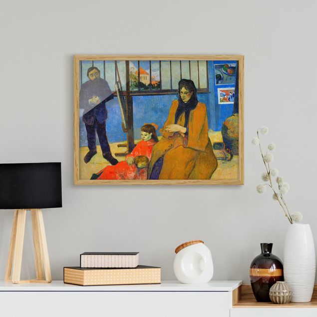 Tableau impressionniste Paul Gauguin - La famille Schuffenecker