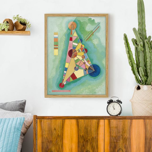 Tableaux Artistiques Wassily Kandinsky - Variété dans le triangle