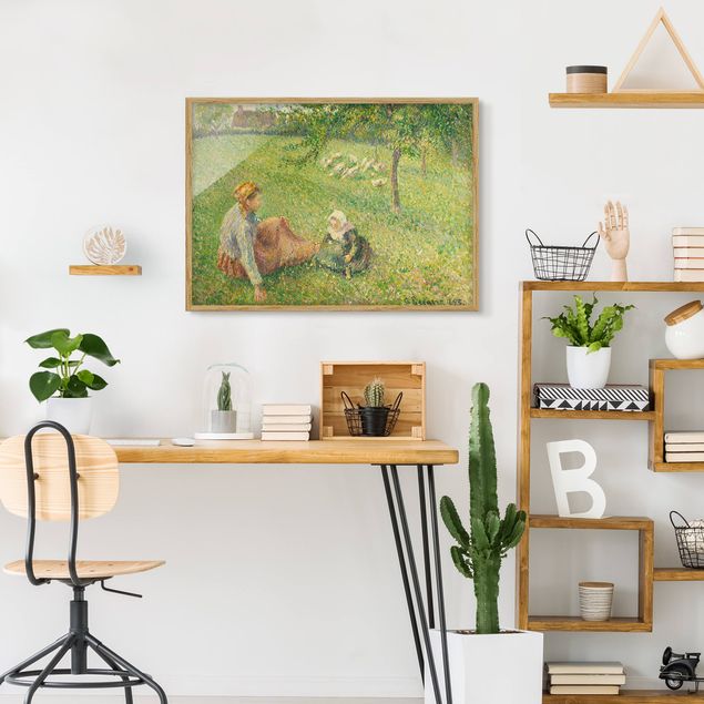 Tableaux Artistiques Camille Pissarro - Le pâturage des oies