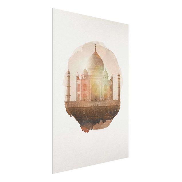 Tableaux modernes Aquarelle - Taj Mahal