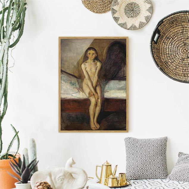 Tableaux Artistiques Edvard Munch - La puberté