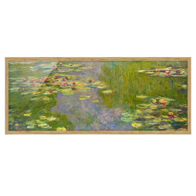Affiches encadrées fleurs Claude Monet - Nénuphars verts