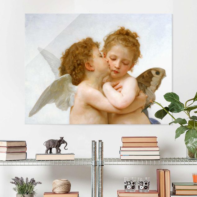 Reproductions tableaux William Adolphe Bouguereau - Le premier baiser