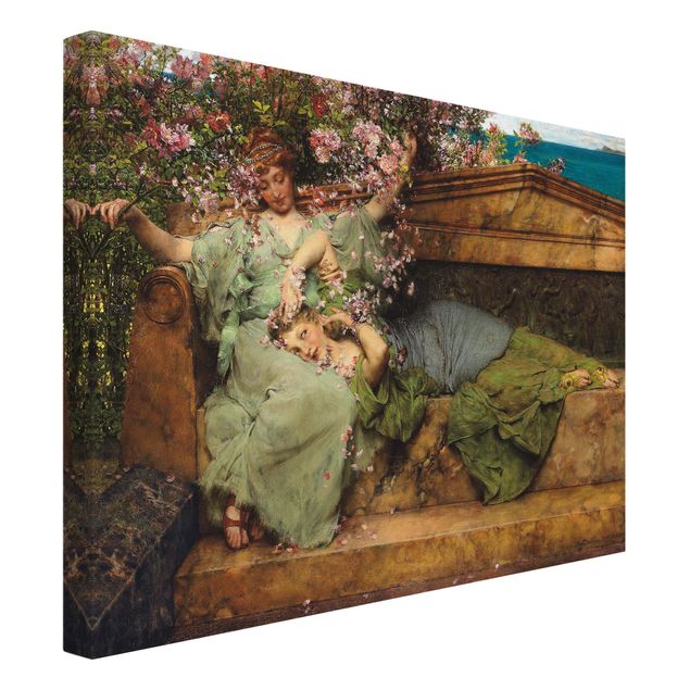 Tableaux modernes Sir Lawrence Alma-Tadema - Le Jardin des Roses