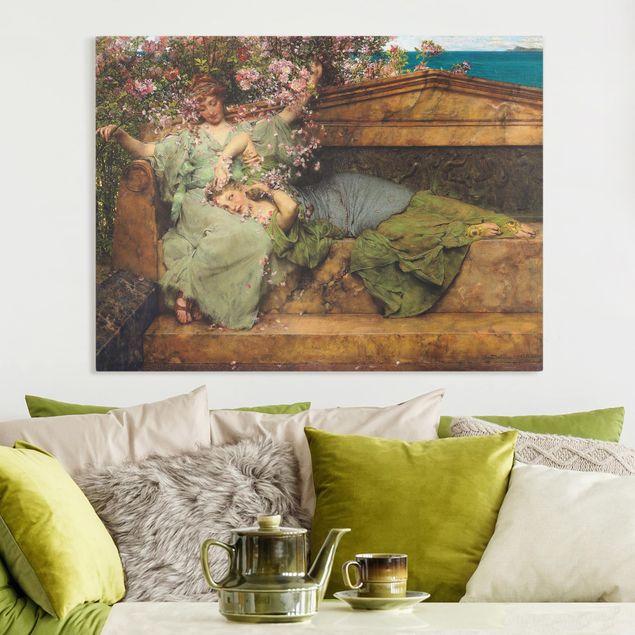 Décorations cuisine Sir Lawrence Alma-Tadema - Le Jardin des Roses