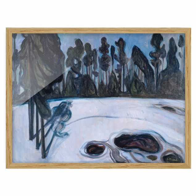 Tableau paysages Edvard Munch - Nuit étoilée