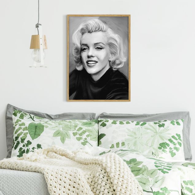 Tableaux encadrés vintage Marilyn en privé