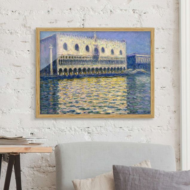 Tableau impressionniste Claude Monet - Le Palazzo Ducale