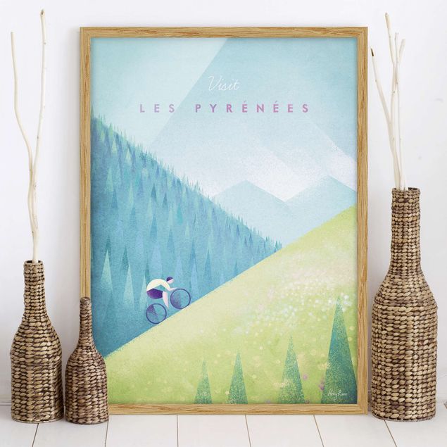 Déco murale cuisine Poster de voyage - Les Pyrénées