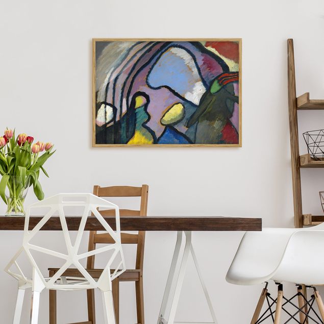 Tableau expressionnisme Wassily Kandinsky - Étude pour l'improvisation 10