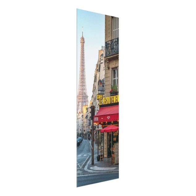 Tableaux en verre architecture & skyline Rues de Paris