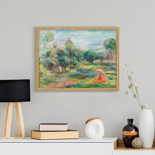 Tableau paysages Auguste Renoir - Paysage à Cagnes