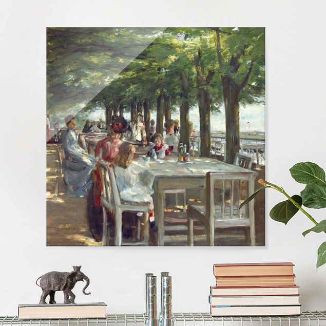 Tableaux portraits Max Liebermann - La terrasse du restaurant Jacob
