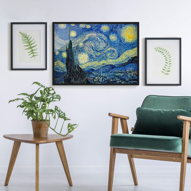 Tableau artistique Vincent Van Gogh - La nuit étoilée