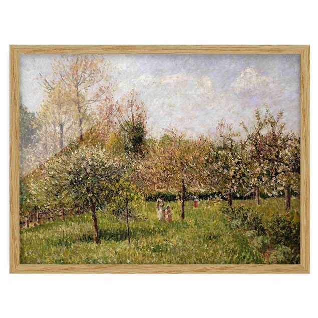 Tableaux romantisme Camille Pissarro - Printemps à Eragny
