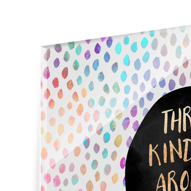 Tableaux de Elisabeth Fredriksson Throw Kindness Around Like Confetti