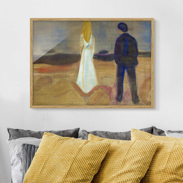 Déco mur cuisine Edvard Munch - Deux humains. Les solitaires (Reinhardt-Fries)