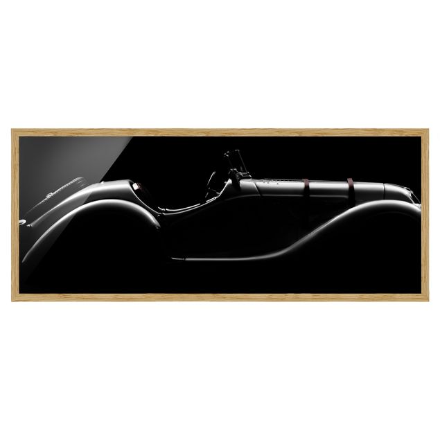 Tableau voiture Silhouette de voiture vintage