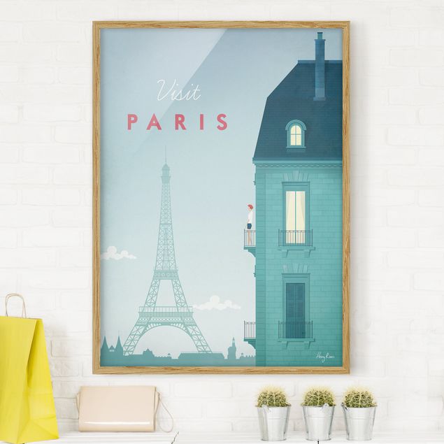 Déco murale cuisine Poster de voyage - Paris