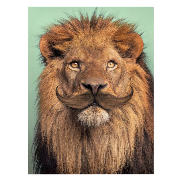Tableaux modernes Lion avec Barbe