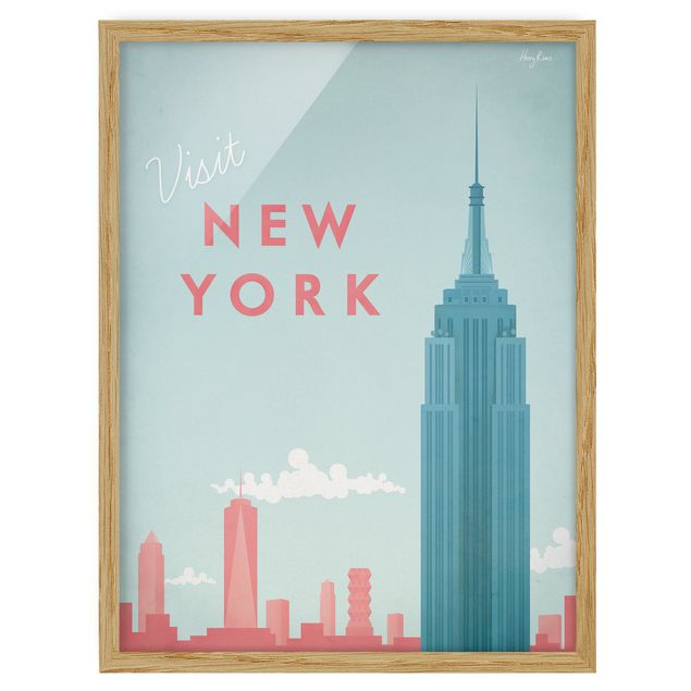 Tableau ville du monde Poster de voyage - New York