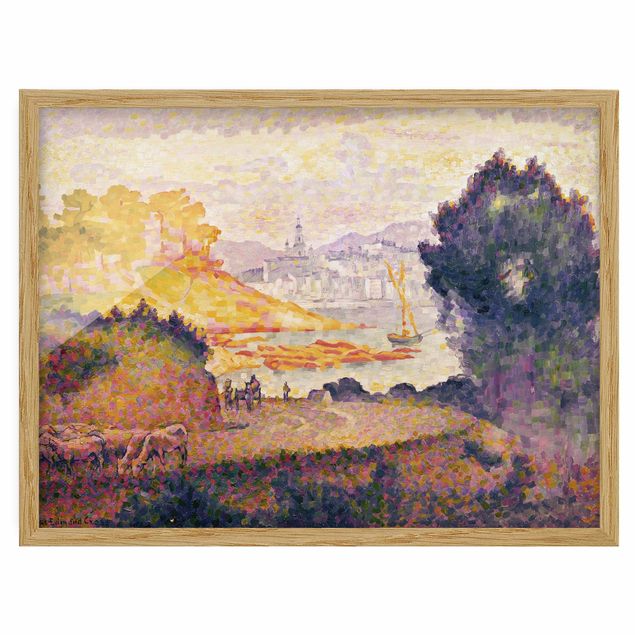 Tableau paysage Henri Edmond Cross - Vue de Menton