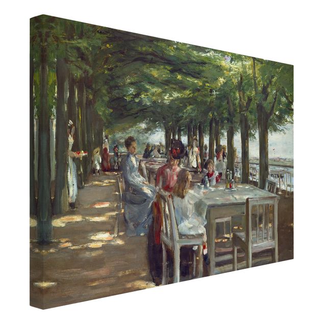 Tableau arbres Max Liebermann - La terrasse du restaurant Jacob