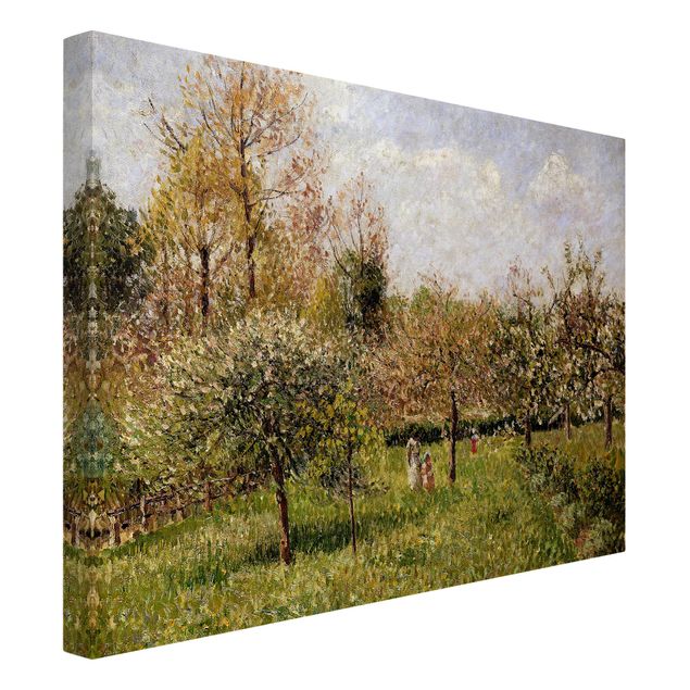 Tableau arbres Camille Pissarro - Printemps à Eragny