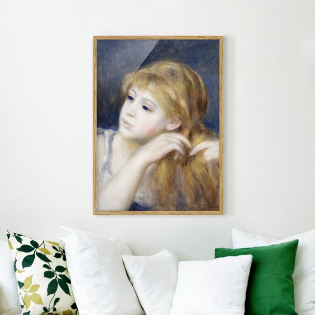 Tableaux Impressionnisme Auguste Renoir - Tête d'une jeune femme