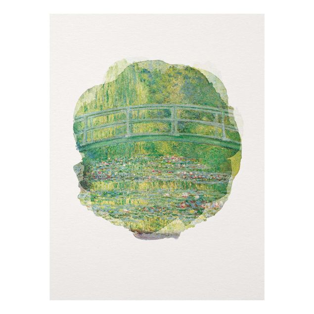 Décoration artistique Aquarelles - Claude Monet - Pont Japonais