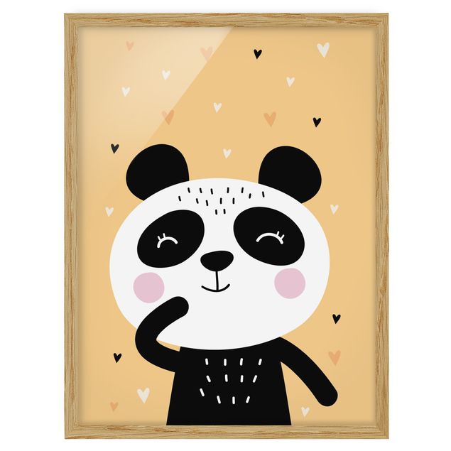 Tableau moderne Le Panda le plus heureux