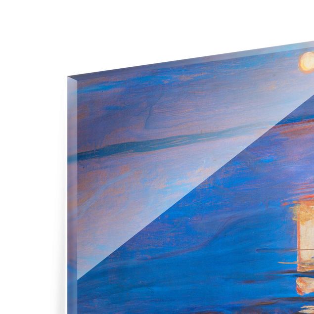 Tableau bord de mer Edvard Munch - Nuit d'été au bord de la plage