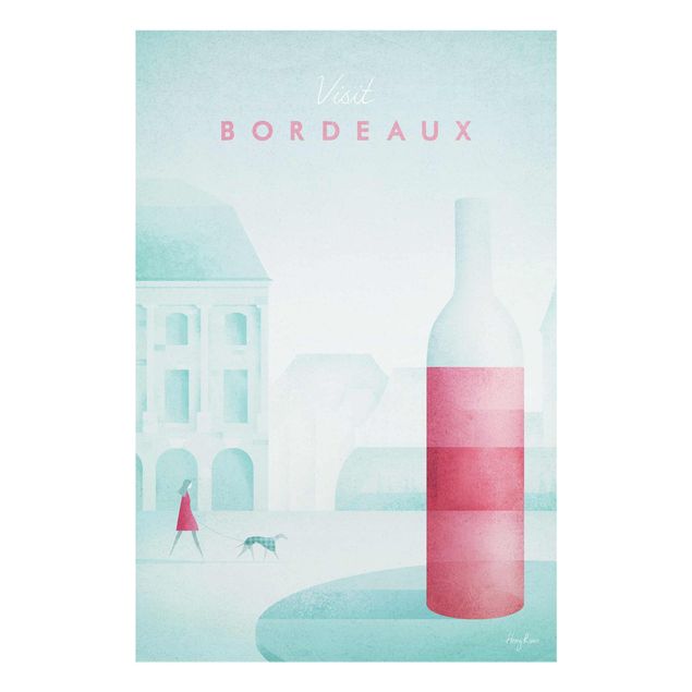 Tableaux turquoise Poster de voyage - Bordeaux