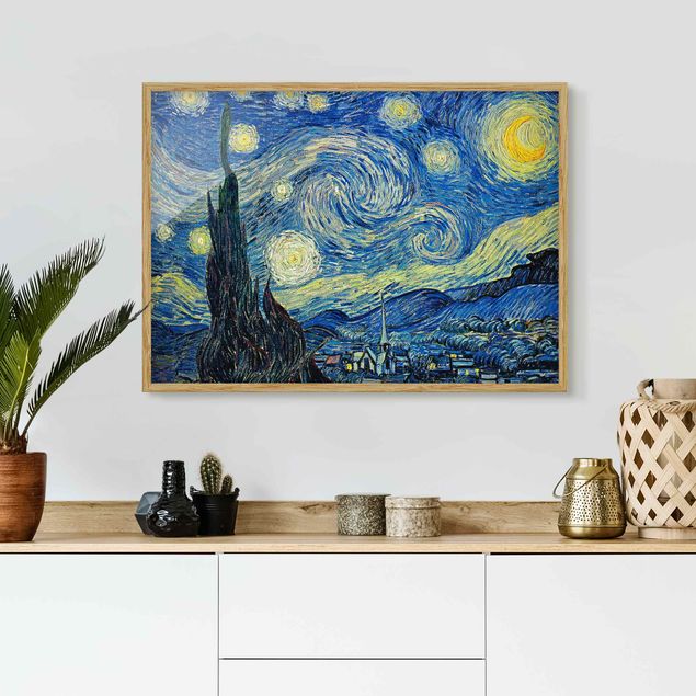 Tableau impressionniste Vincent Van Gogh - La nuit étoilée