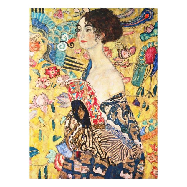 Tableaux moderne Gustav Klimt - Dame à l'éventail