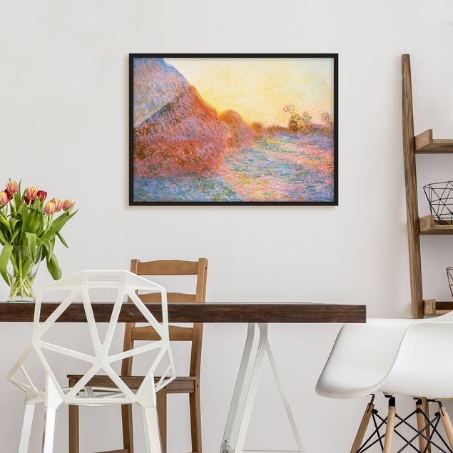 Tableaux Impressionnisme Claude Monet - Botte de foin au soleil